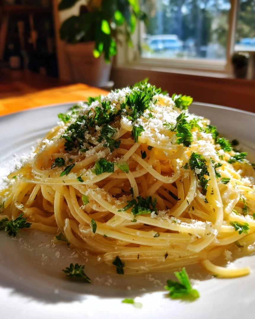 Quick Garlic Pasta Recipe (20 Min) – 5 Ingredients