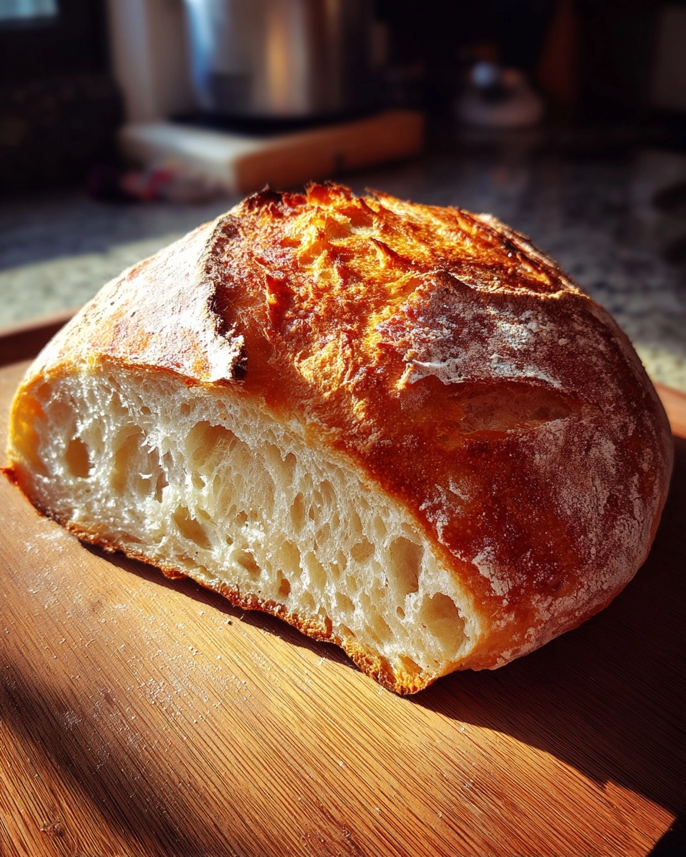 Rustic Italian Crusty Bread Recipe (2 Hr) – Bakery-Style Loaf