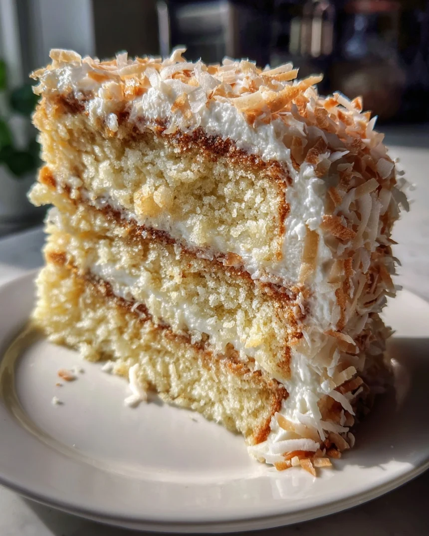 Coconut Cream Earthquake Cake That Melts in Your Mouth