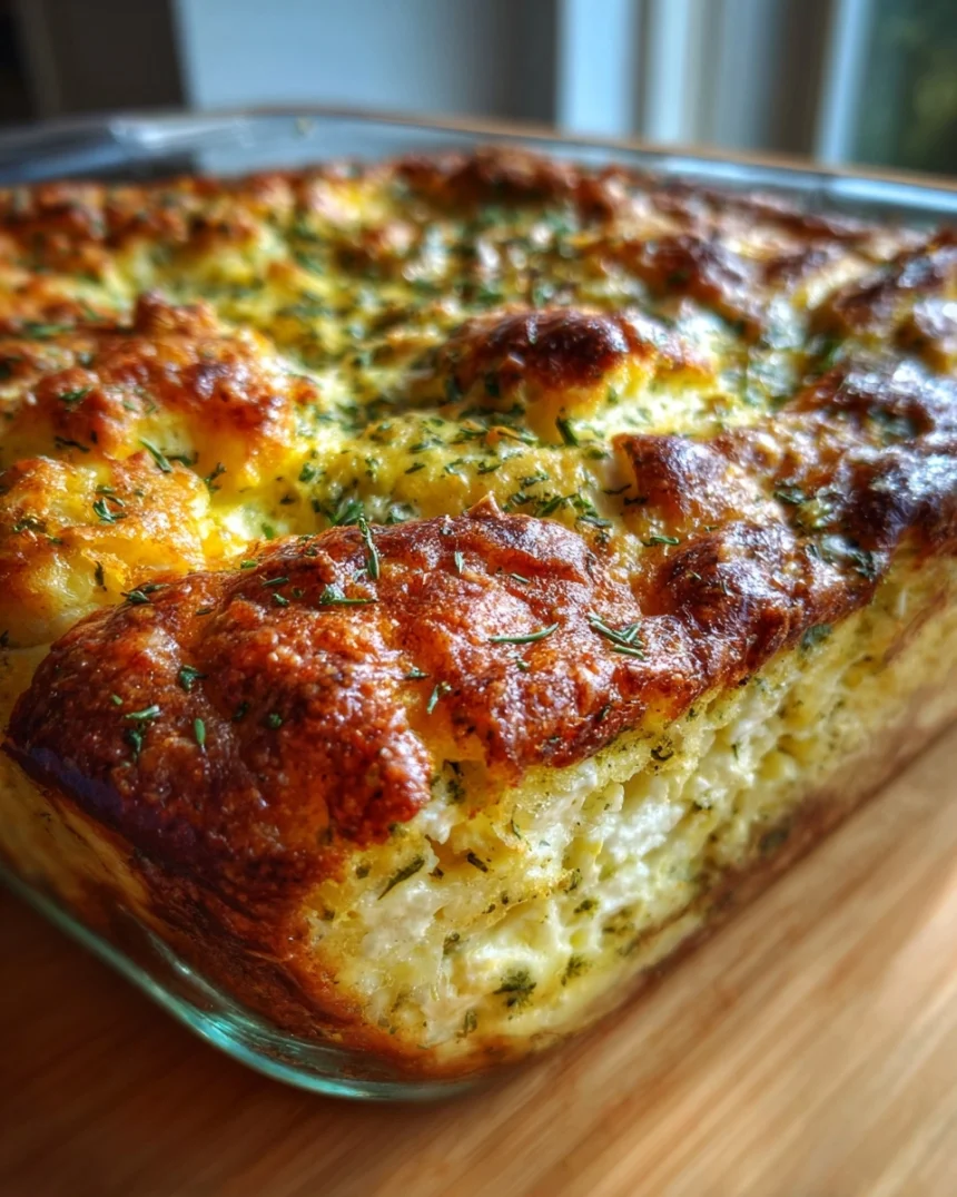 Cottage Cheese Breakfast Casserole — Set It, Bake It, Eat All Week