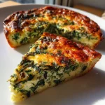 Cottage Cheese & Spinach Crustless Quiche (High Protein, Low Effort!)