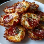 Crispy Keto Pepperoni Pizza Bites — The Snack That Replaced Chips