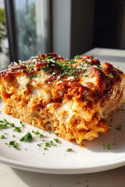 Dump-and-Bake Chicken Parmesan Casserole — Zero Frying Required