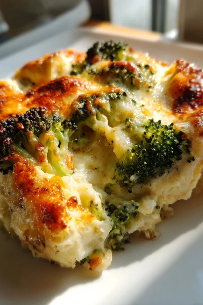 Keto Chicken Alfredo Broccoli Bake — Creamy, Cheesy & Only 5 Net Carbs