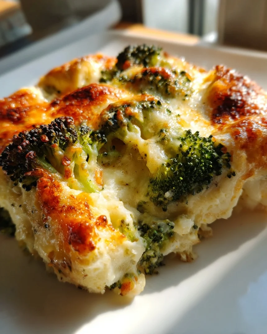 Keto Chicken Alfredo Broccoli Bake — Creamy, Cheesy & Only 5 Net Carbs