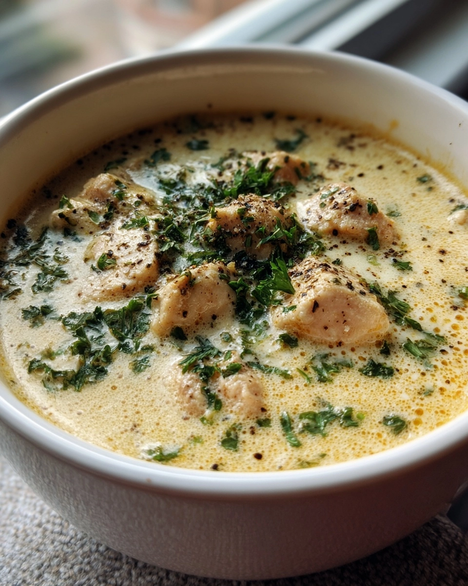 Keto Chicken Cream Cheese Soup — Cozy, Thick & Incredibly Easy