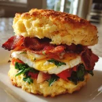 Keto Cloud Bread Breakfast Sandwich — Fluffy, Gluten-Free & 3 Ingredients