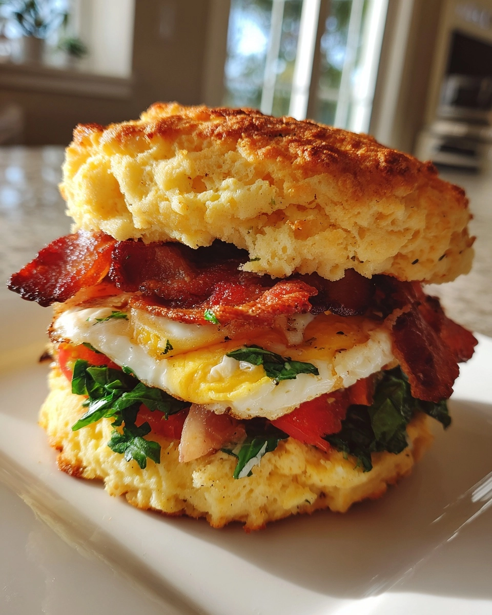 Keto Cloud Bread Breakfast Sandwich — Fluffy, Gluten-Free & 3 Ingredients