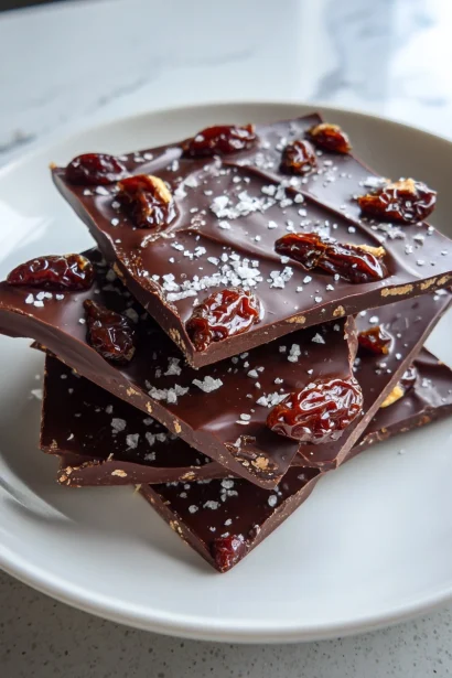 Keto Date Bark with Dark Chocolate & Sea Salt — The Guilt-Free Snack