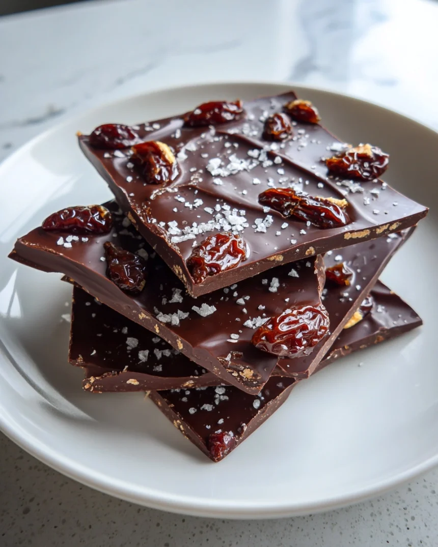 Keto Date Bark with Dark Chocolate & Sea Salt — The Guilt-Free Snack
