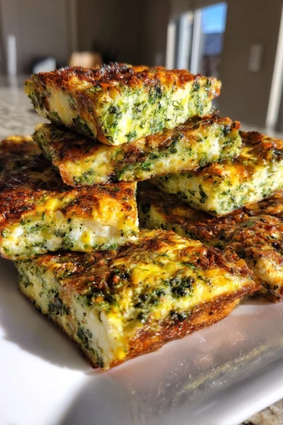 Low-Carb Veggie Breakfast Bars You Can Meal Prep All Week