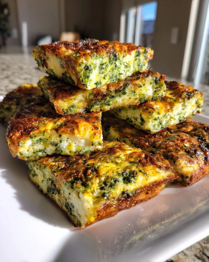 Low-Carb Veggie Breakfast Bars You Can Meal Prep All Week