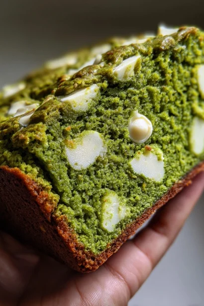 Matcha Earthquake Cake with White Chocolate Chips — TikTok's New Obsession