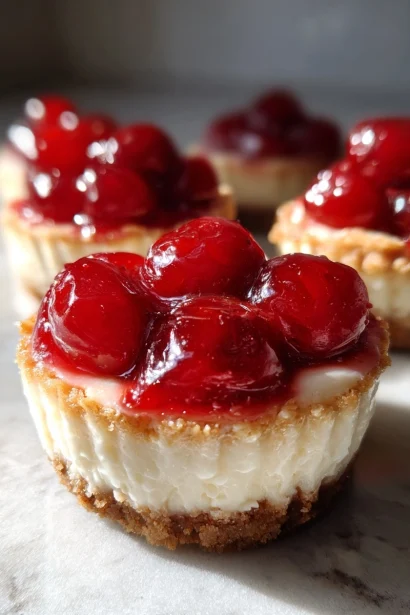 Mini Cherry Cream Cheese Pies — Tiny Desserts, Huge Flavor