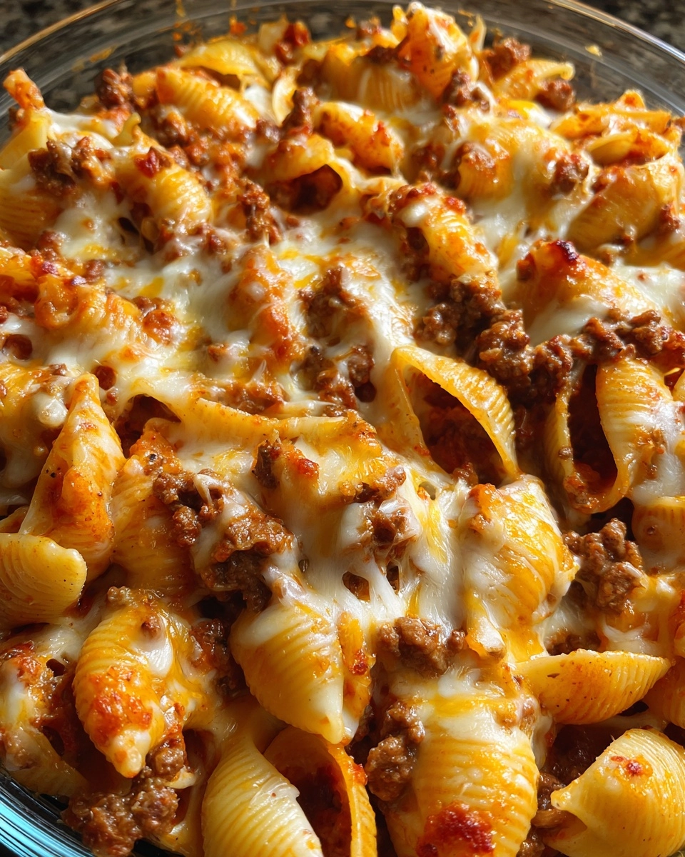 One-Pot Cheesy Beef Shells — The Comfort Food That Feeds a Crowd