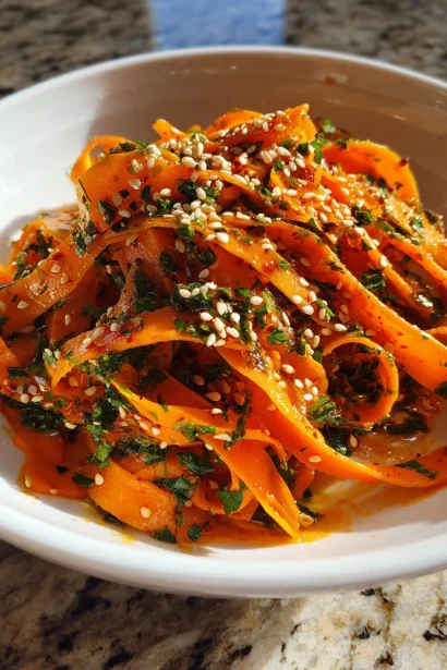 Viral Carrot Ribbon Salad with Chili Crisp (The New Cucumber Salad!)