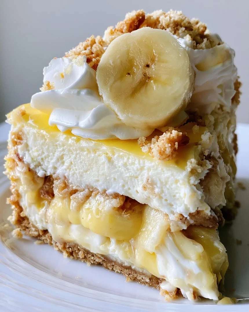 Banana Pudding Cheesecake Dessert