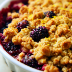 Blackberry Lemon Crumble