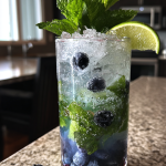 Blueberry Mojito Mocktail
