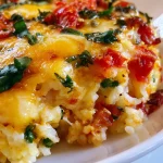 Bruschetta Rice Bake