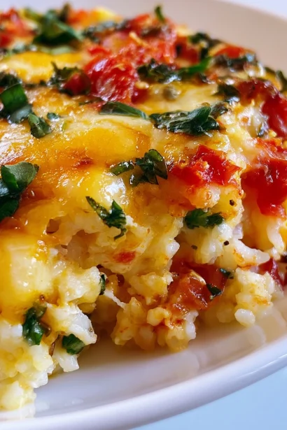 Bruschetta Rice Bake