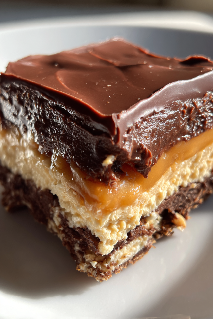Chocolate Peanut Butter Lasagna