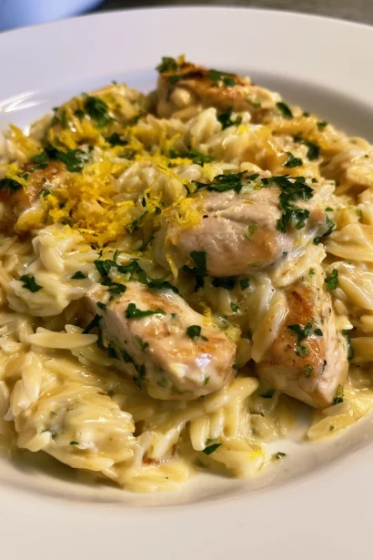 Creamy Lemon Chicken Orzo