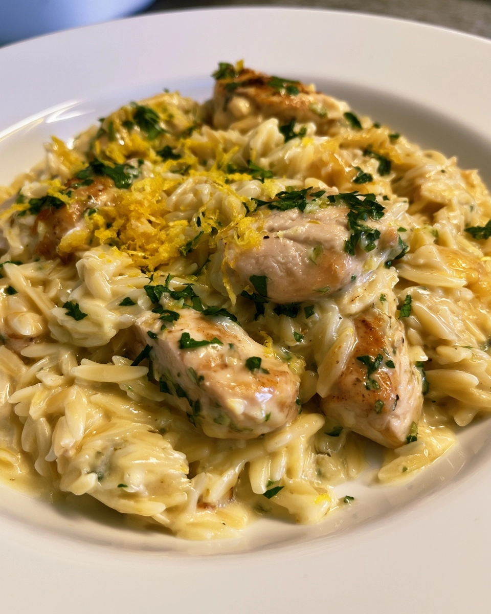 Creamy Lemon Chicken Orzo