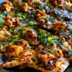 Crispy BBQ Chicken Naan Nachos