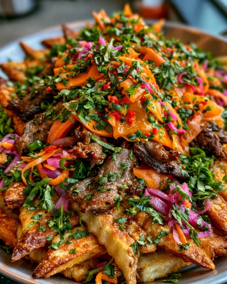 Crispy Loaded Banh Mi Fries