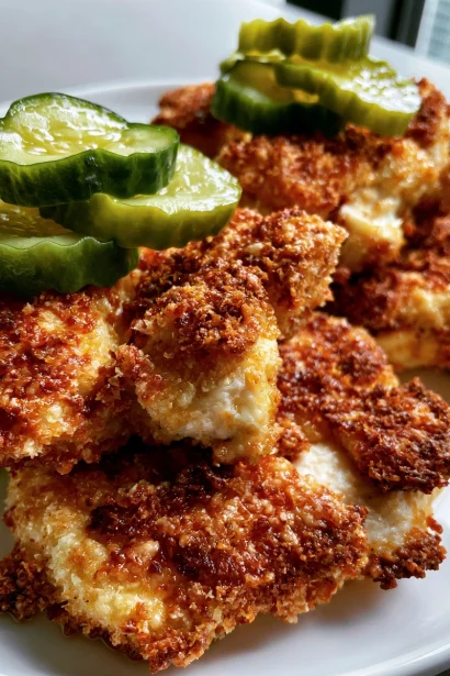 Crispy Parmesan Pickle Chicken