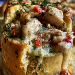 Garlic Bread Chicken Pot Pie