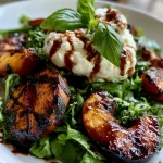 Grilled Peach Burrata Salad