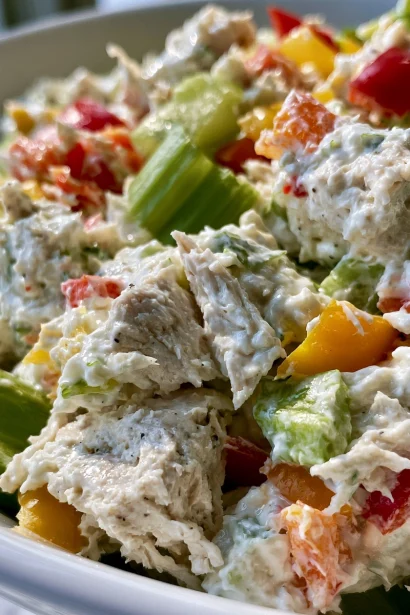 High-Protein Greek Yogurt Chicken Salad