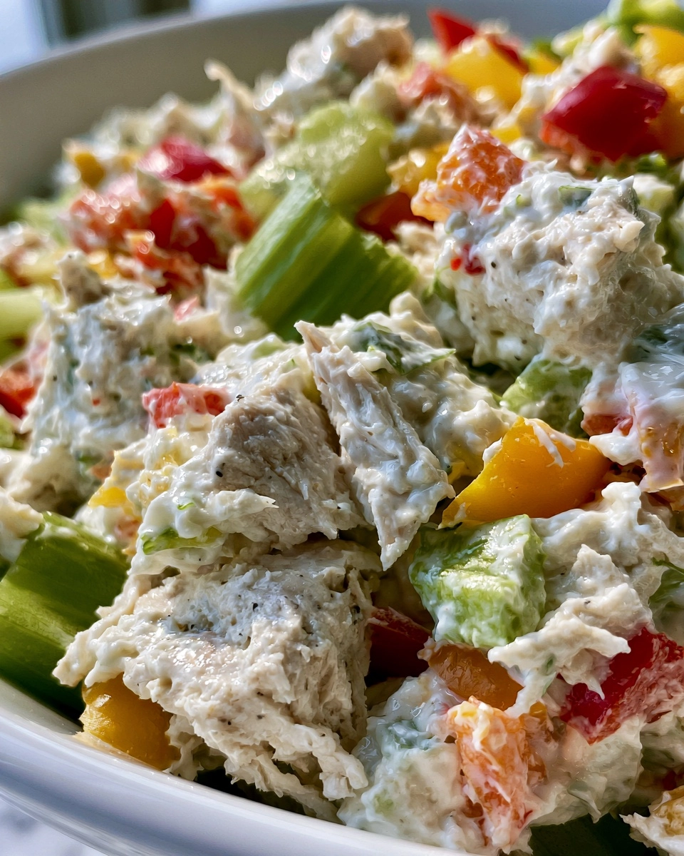 High-Protein Greek Yogurt Chicken Salad