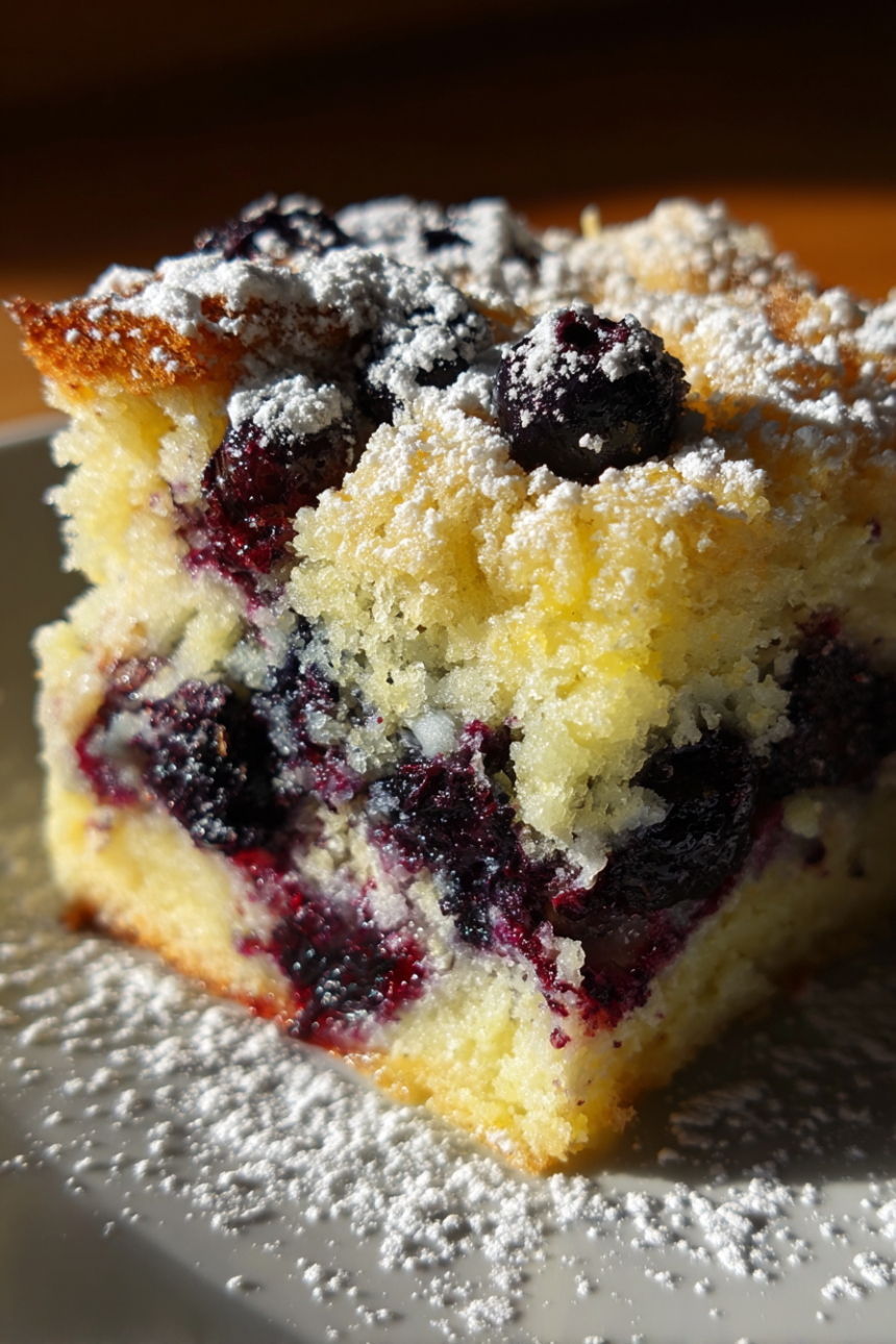 Lemon Blueberry Dump Cake