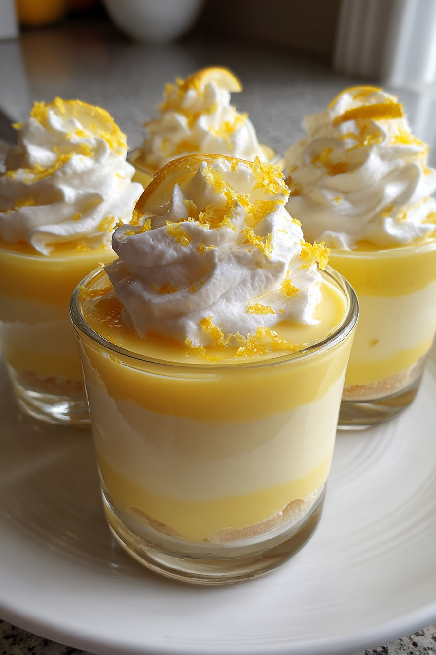 Lemon Mousse Cups