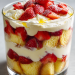 Lemon Strawberry Trifle