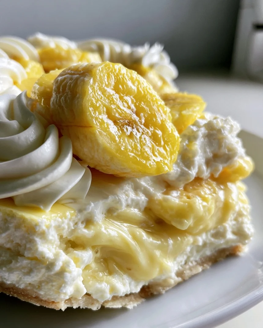 No-Bake Banana Pudding Cheesecake