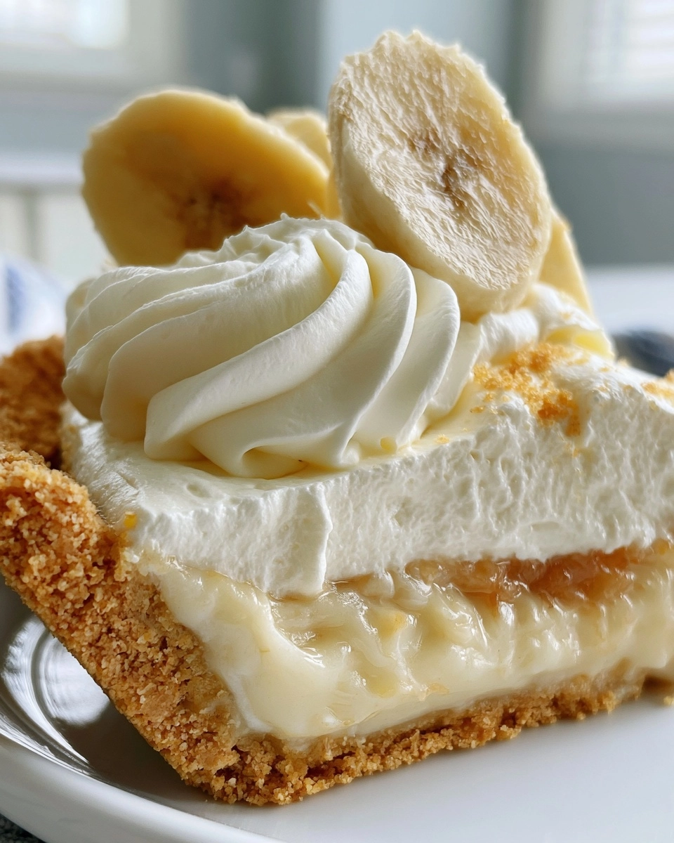 No-Bake Banana Pudding Pie