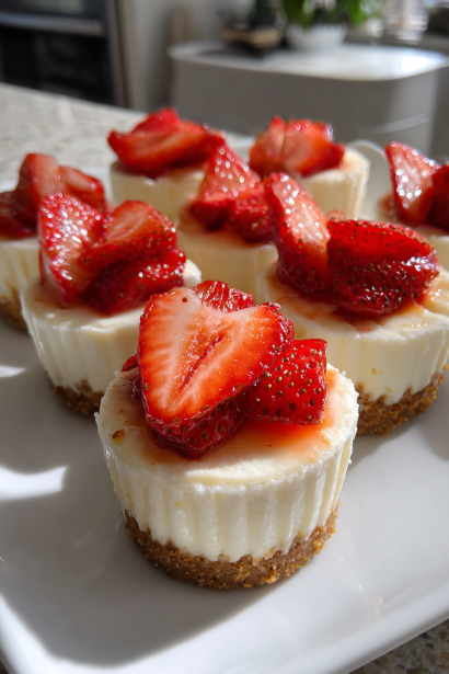 No-Bake Strawberry Cheesecake Cups