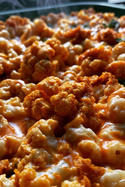 One-Pan Buffalo Cauliflower Mac
