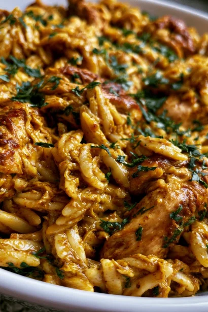 One-Pan Chicken Shawarma Orzo