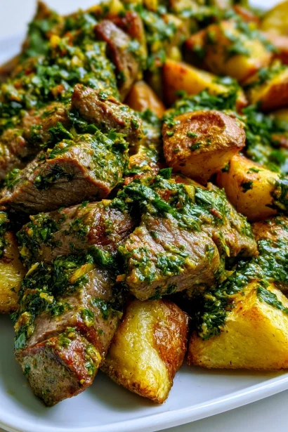 One-Pan Chimichurri Steak & Potatoes