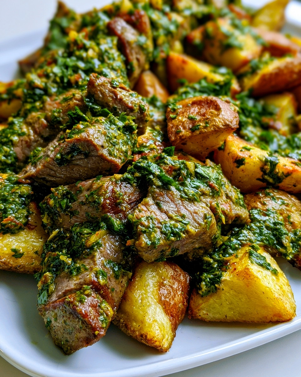 One-Pan Chimichurri Steak & Potatoes
