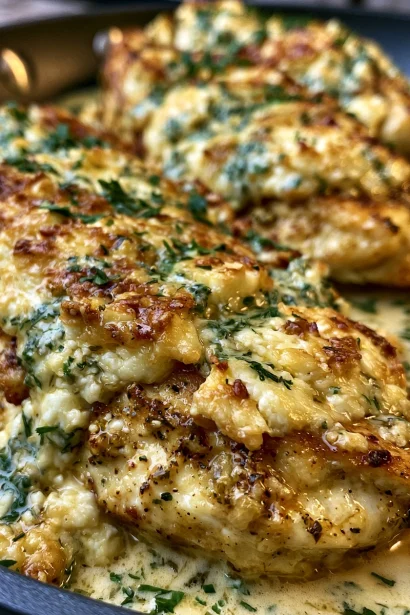 One-Pan Crispy Feta Chicken