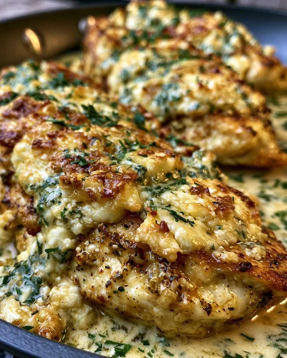 One-Pan Crispy Feta Chicken