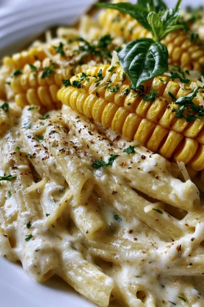 One-Pan Parmesan Corn Rib Pasta