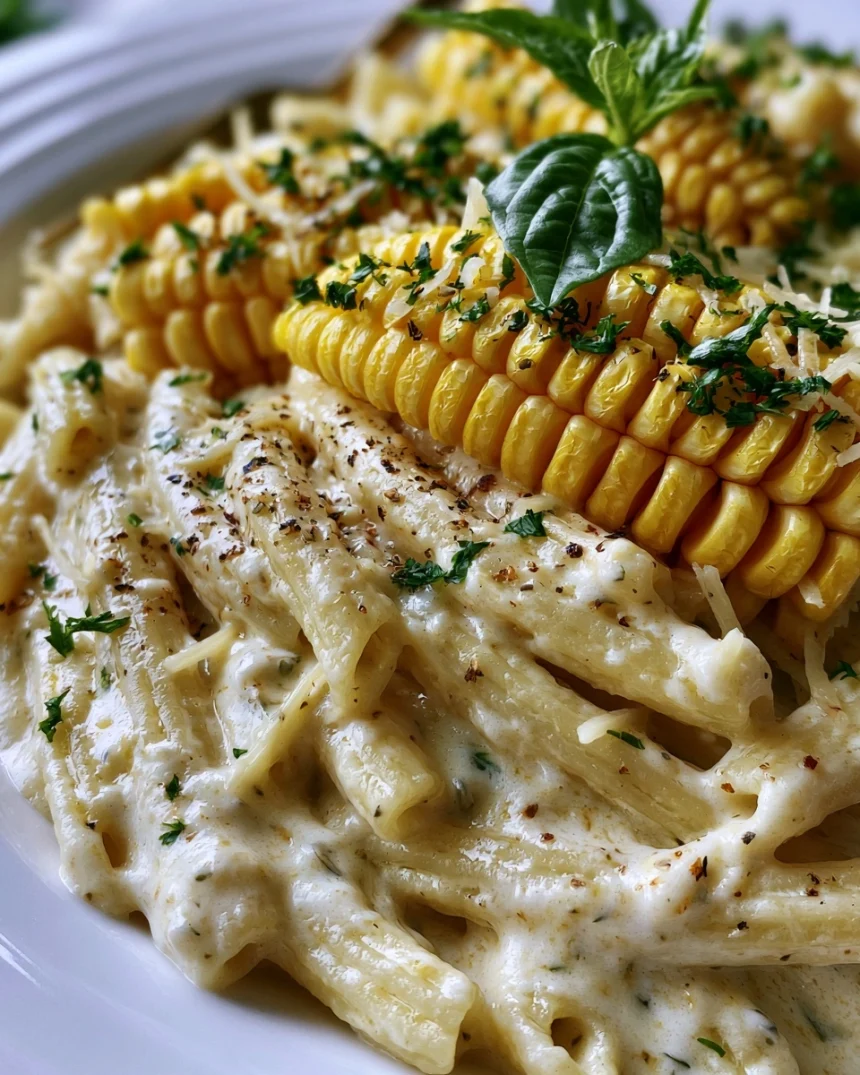 One-Pan Parmesan Corn Rib Pasta