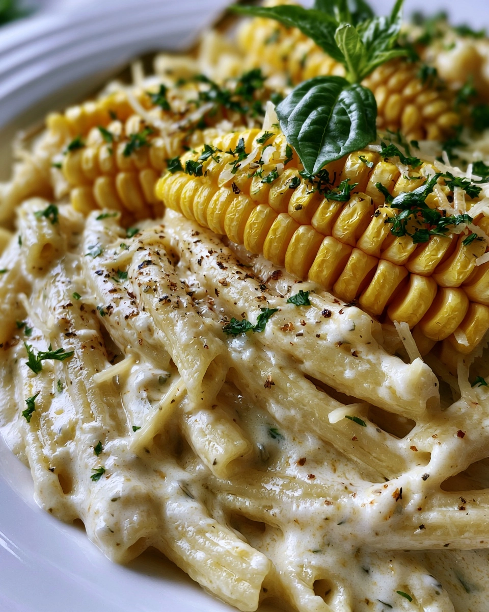 One-Pan Parmesan Corn Rib Pasta